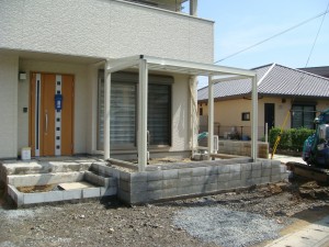 相生エクステリア 暖蘭物語施工