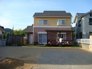 目隠しフェンス 施工前