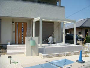 相生エクステリア 暖蘭物語施工