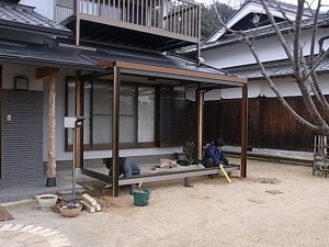 ガーデンルームZIMAもいよいよ完成間近です。