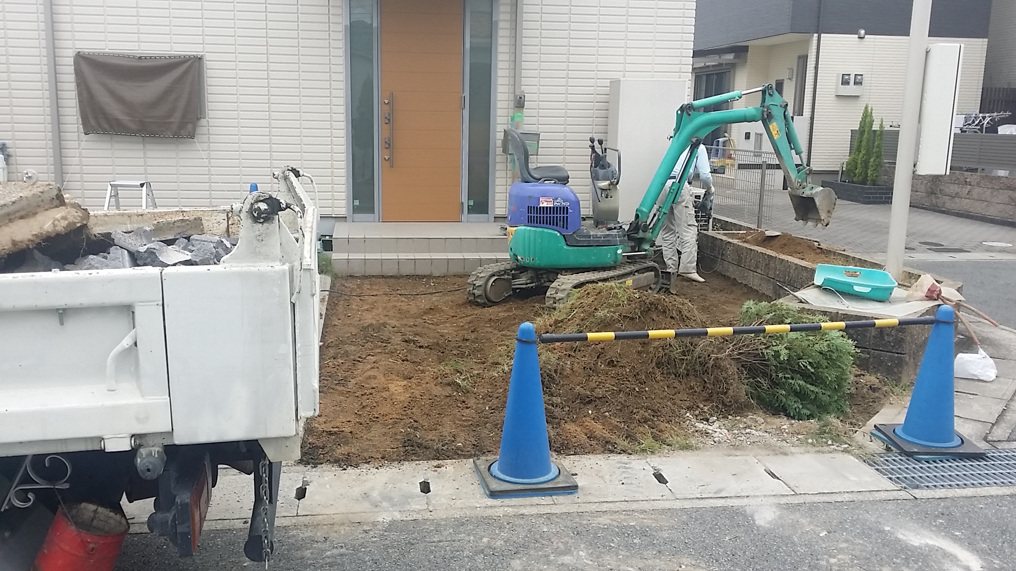 車庫拡張リフォームエクステリア姫路　