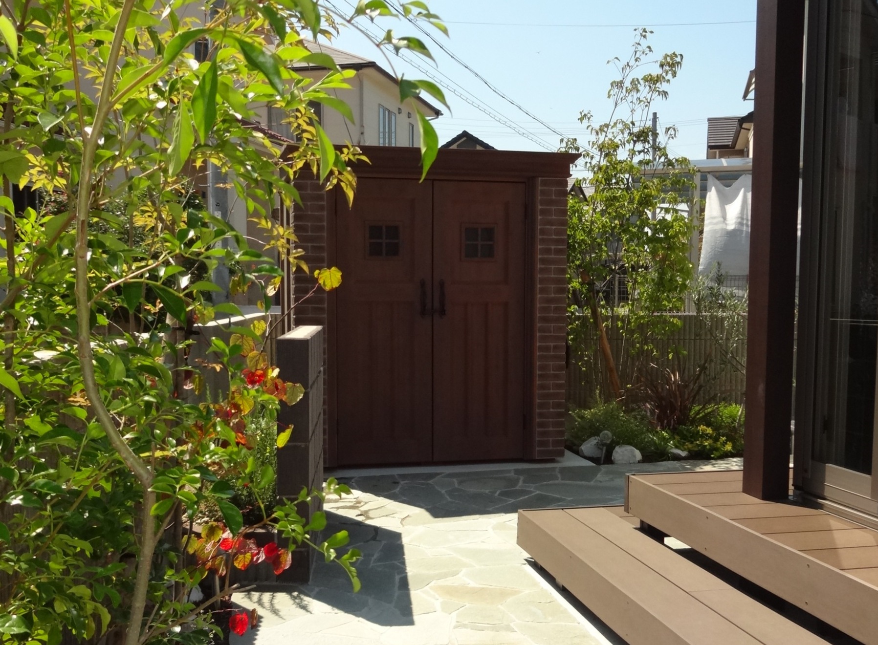 姫路市S様邸おしゃれ物置カンナ