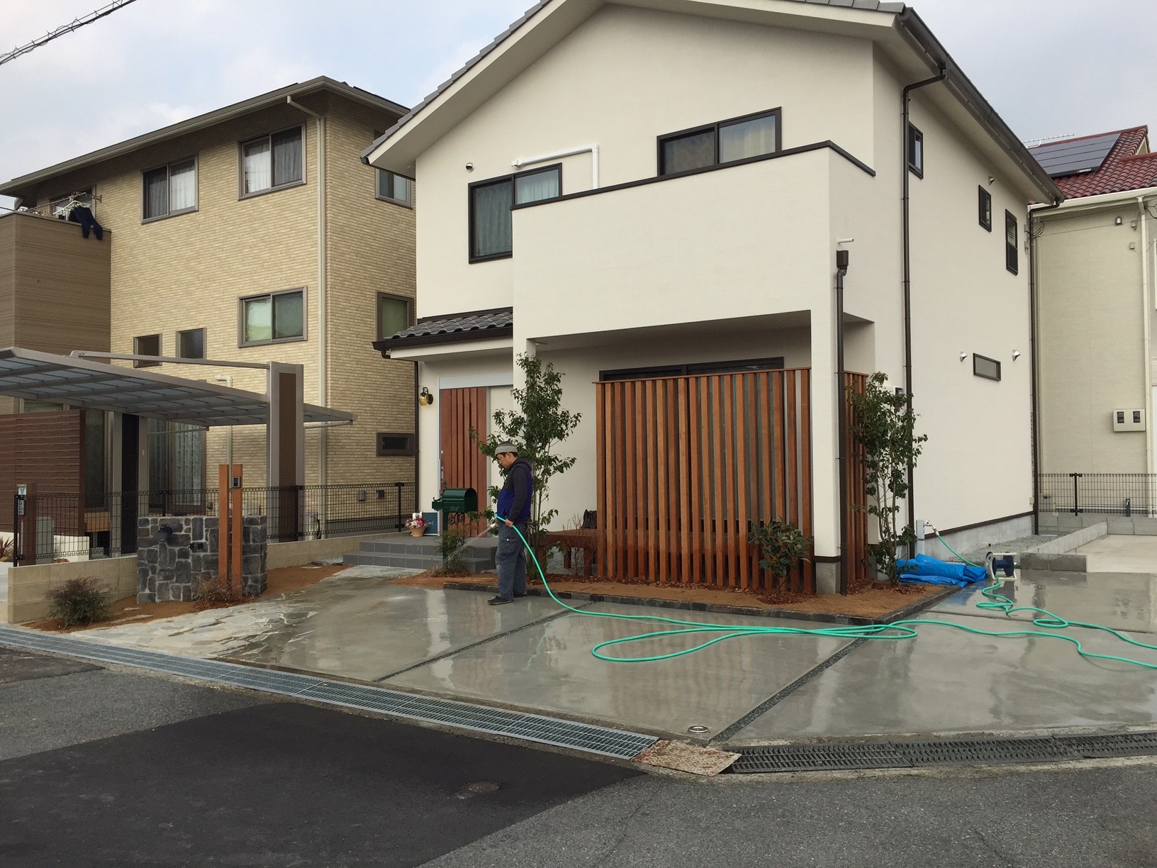 姫路市B様邸植栽工事