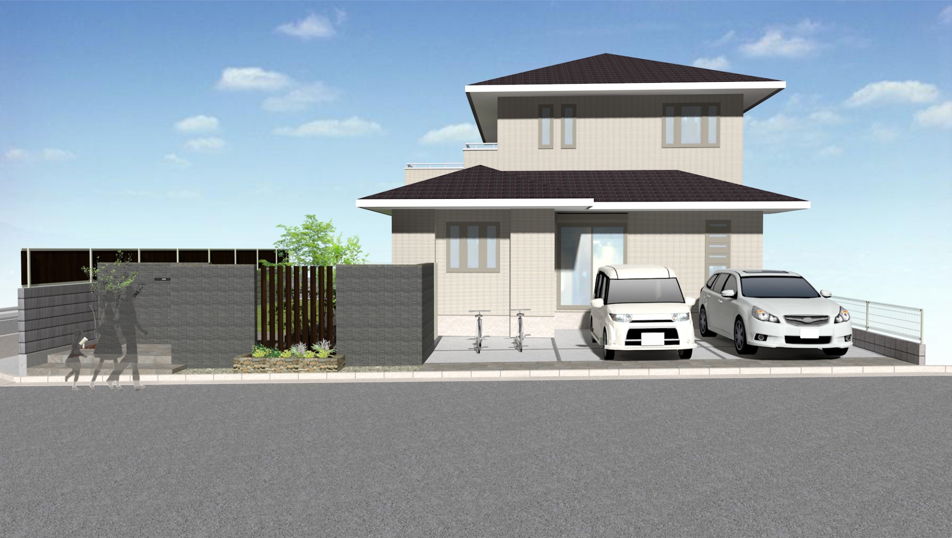 加古川市S様邸イメージパース1