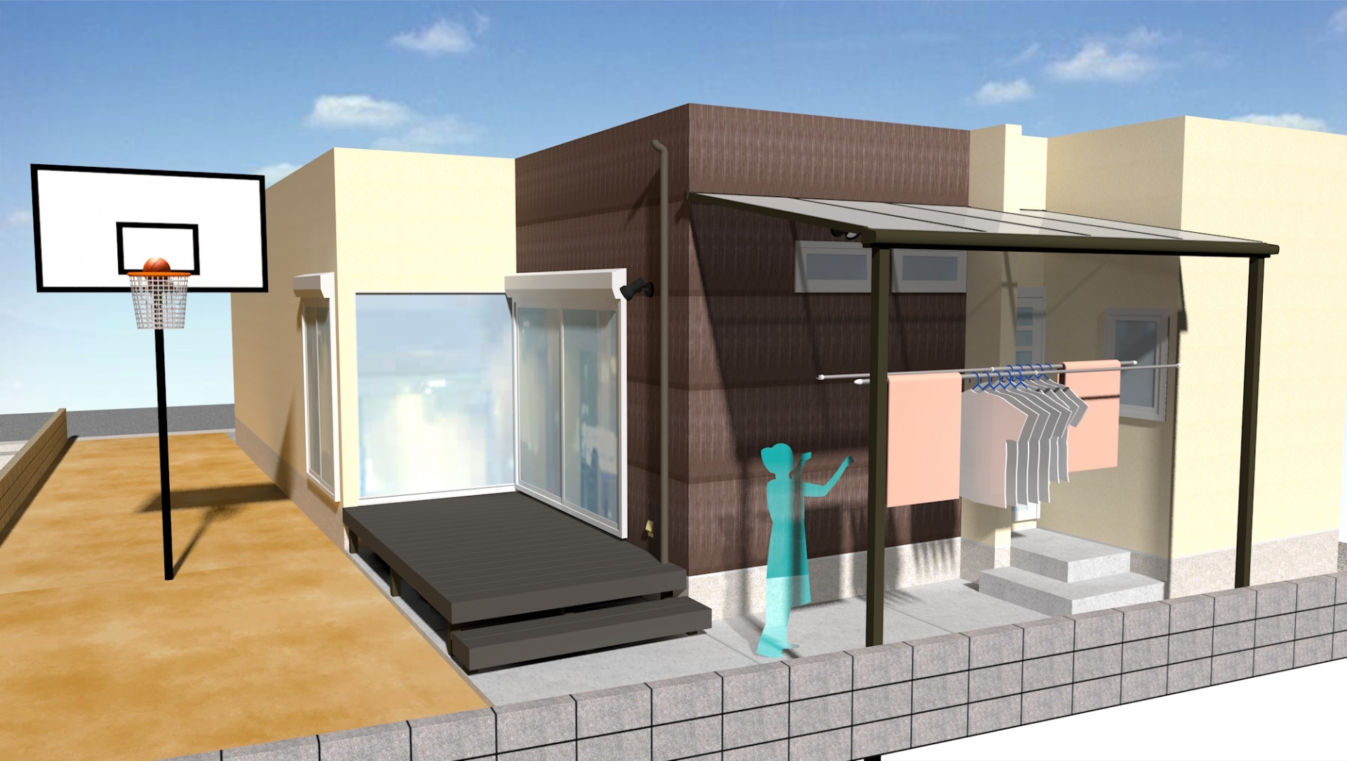 姫路市M様邸デッキ/テラスリフォーム工事