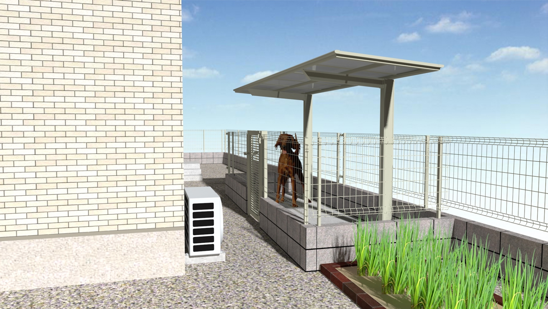 姫路市T様邸ワンちゃんスペース