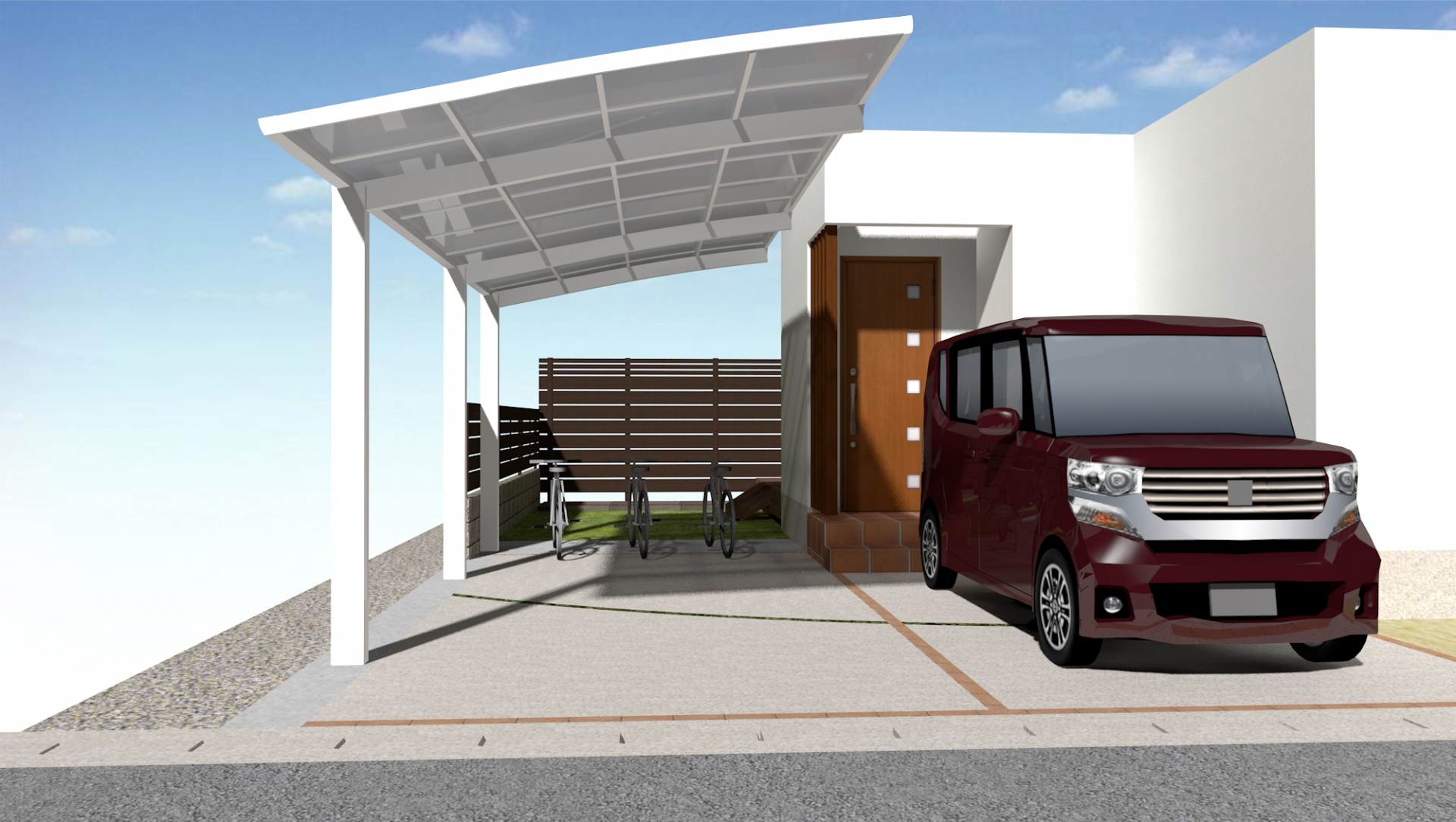 たつの市F様邸エクステリアガーデン工事