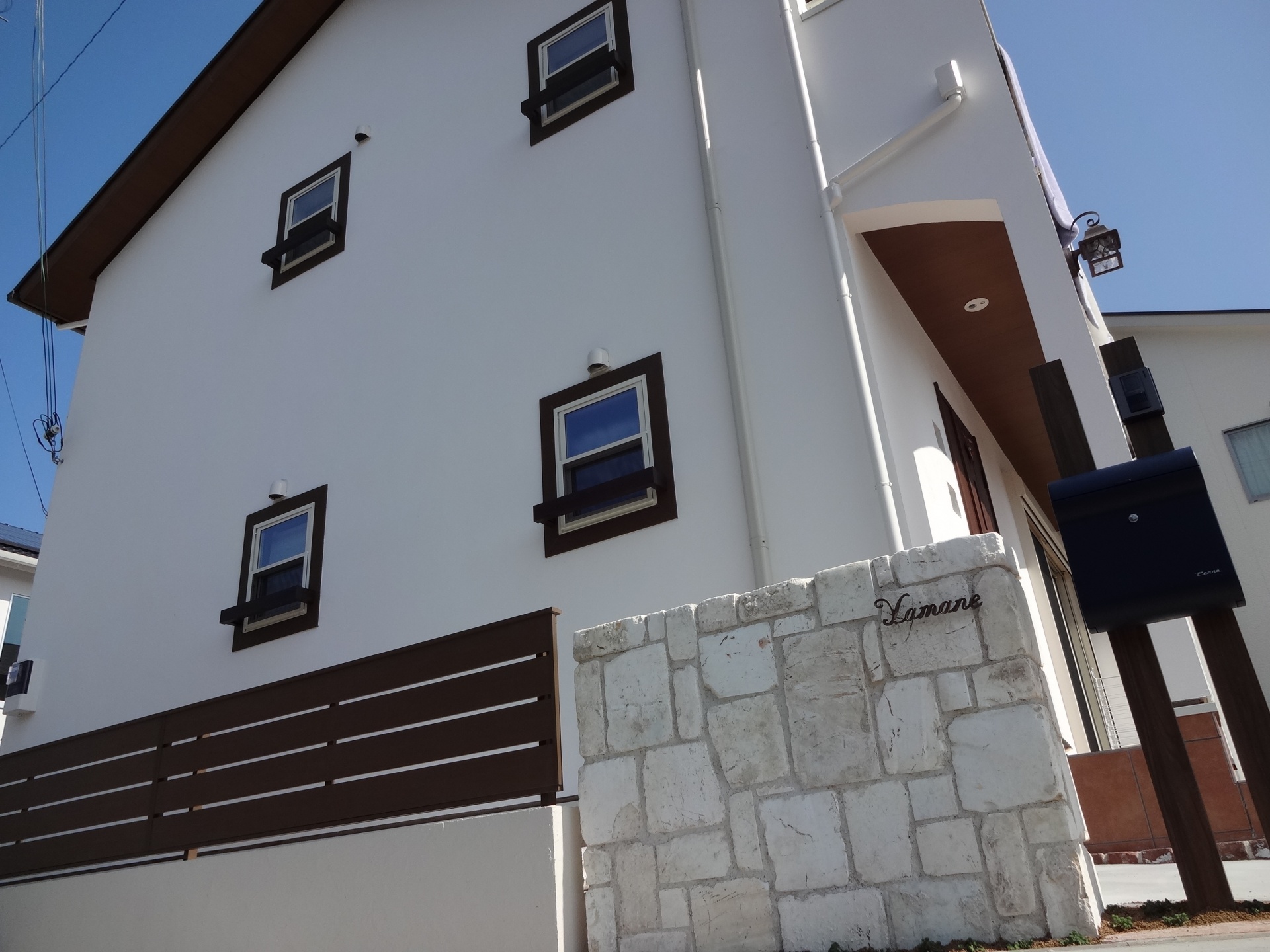 アンティークレンガ積み門柱　たつの市Y様邸5