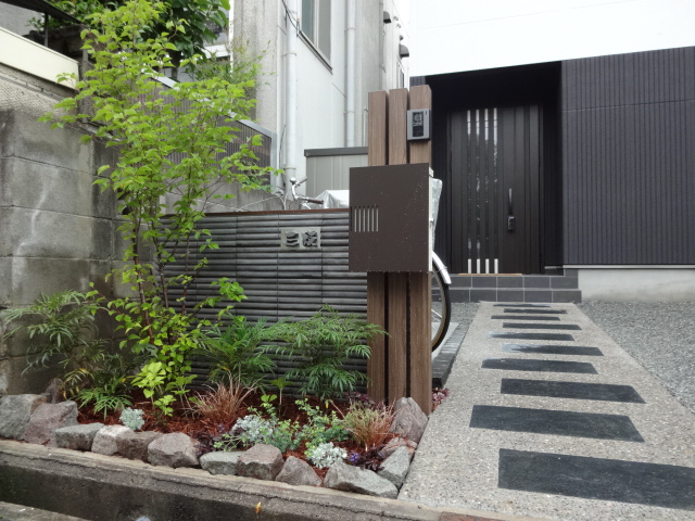 和心のある門周り　姫路市M様邸1