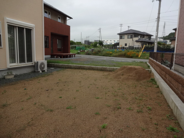 アルファウッドフェンス｜ディープブラウン施工前