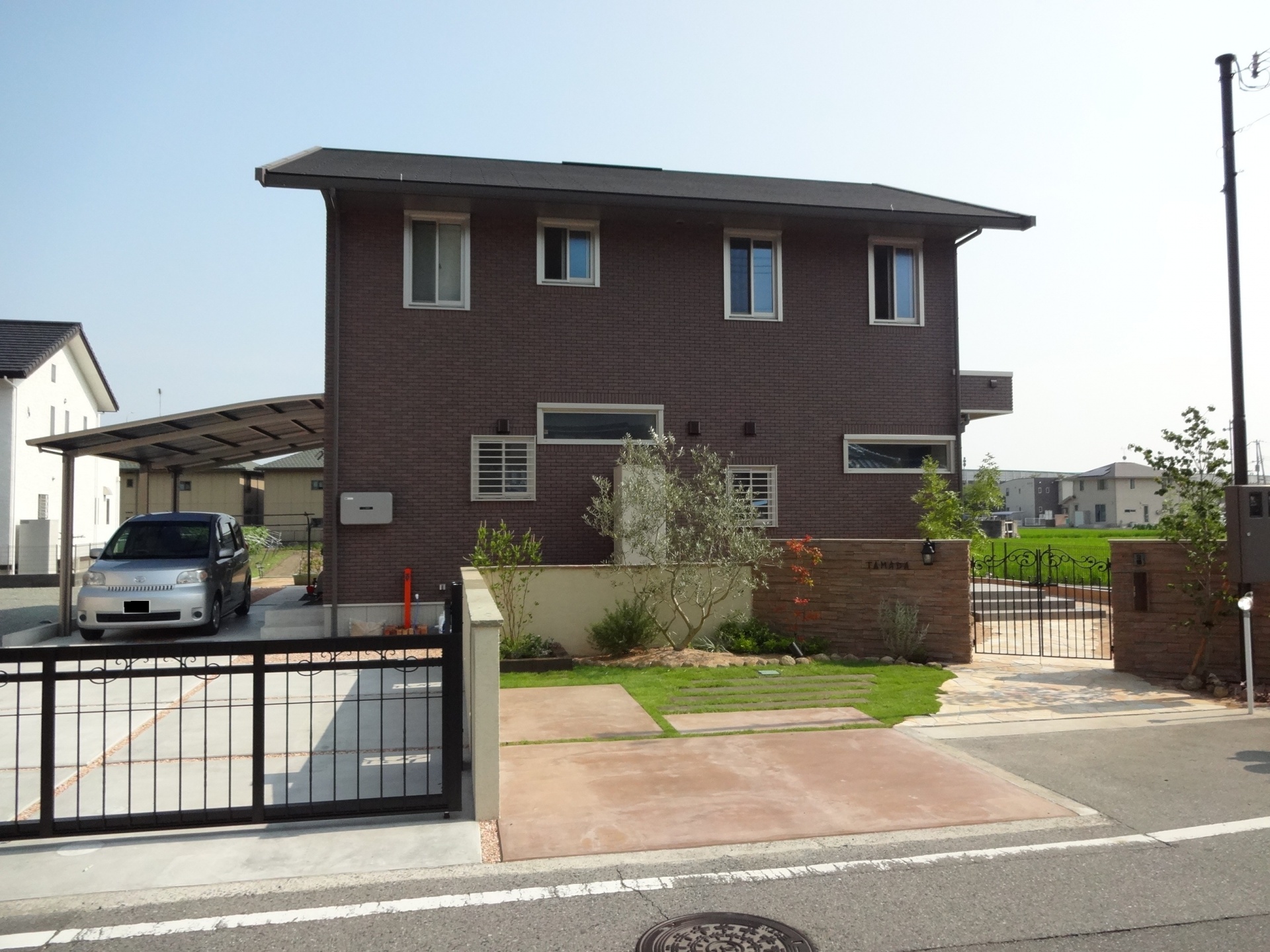 たつの市T様邸エクステリア工事　完成1