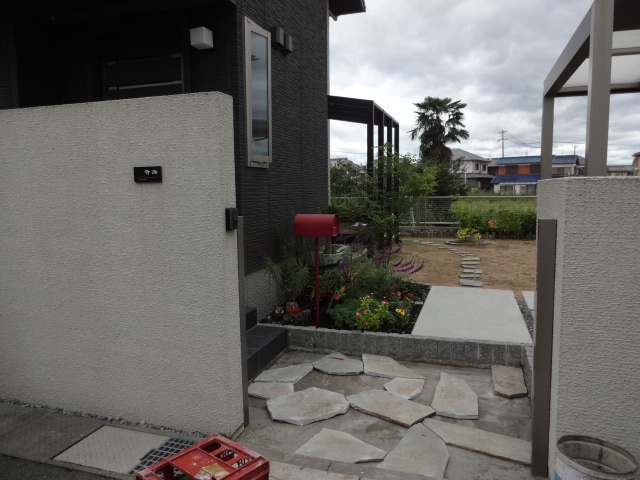 姫路市T様邸門周り追加工事1
