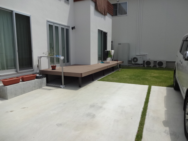 たつの市T様邸お庭工事前2