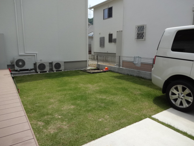 たつの市T様邸お庭工事前1