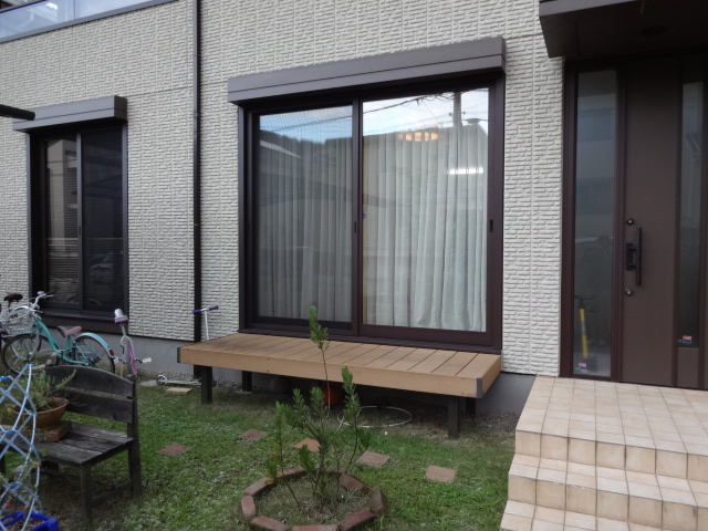 ウッドデッキと調和Newジーマテラス　姫路市U様邸2