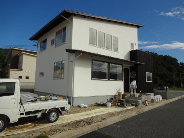 宍粟市山崎町エンジェルランプ様　外構工事施工前1