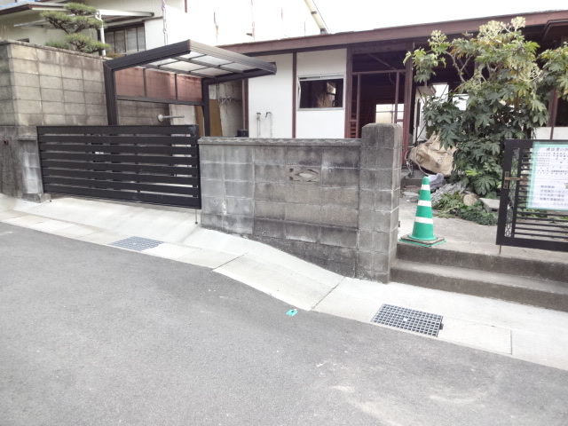 姫路市M様邸新築外構工事解体前1