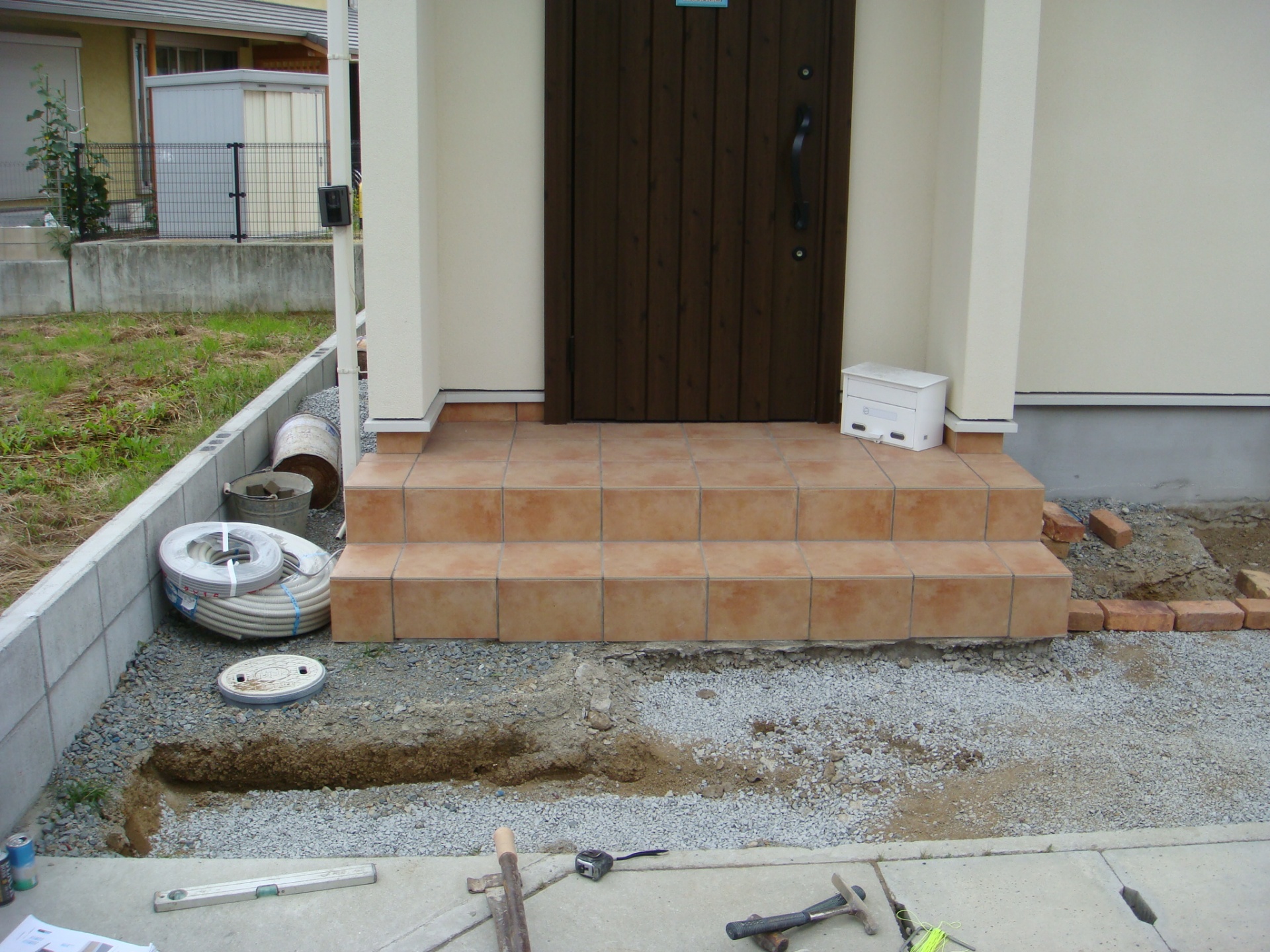 姫路市I様邸新築エクステリア工事2