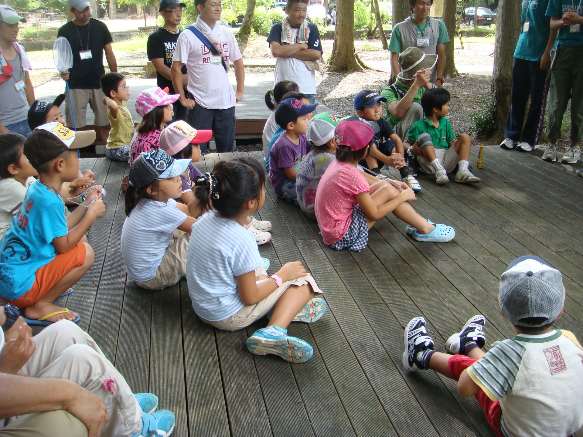 わくどきキャンプ２０１２集合挨拶