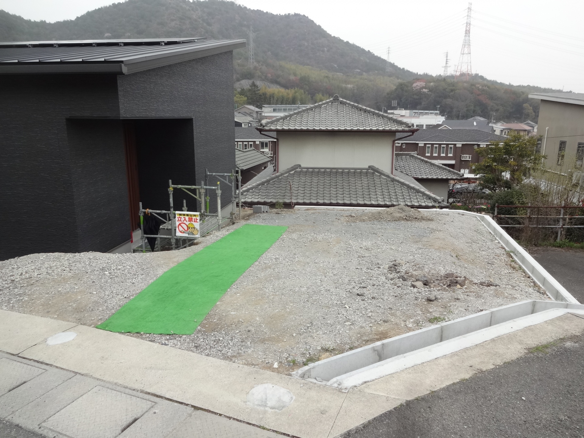 姫路市F様邸擁壁工事施工前1