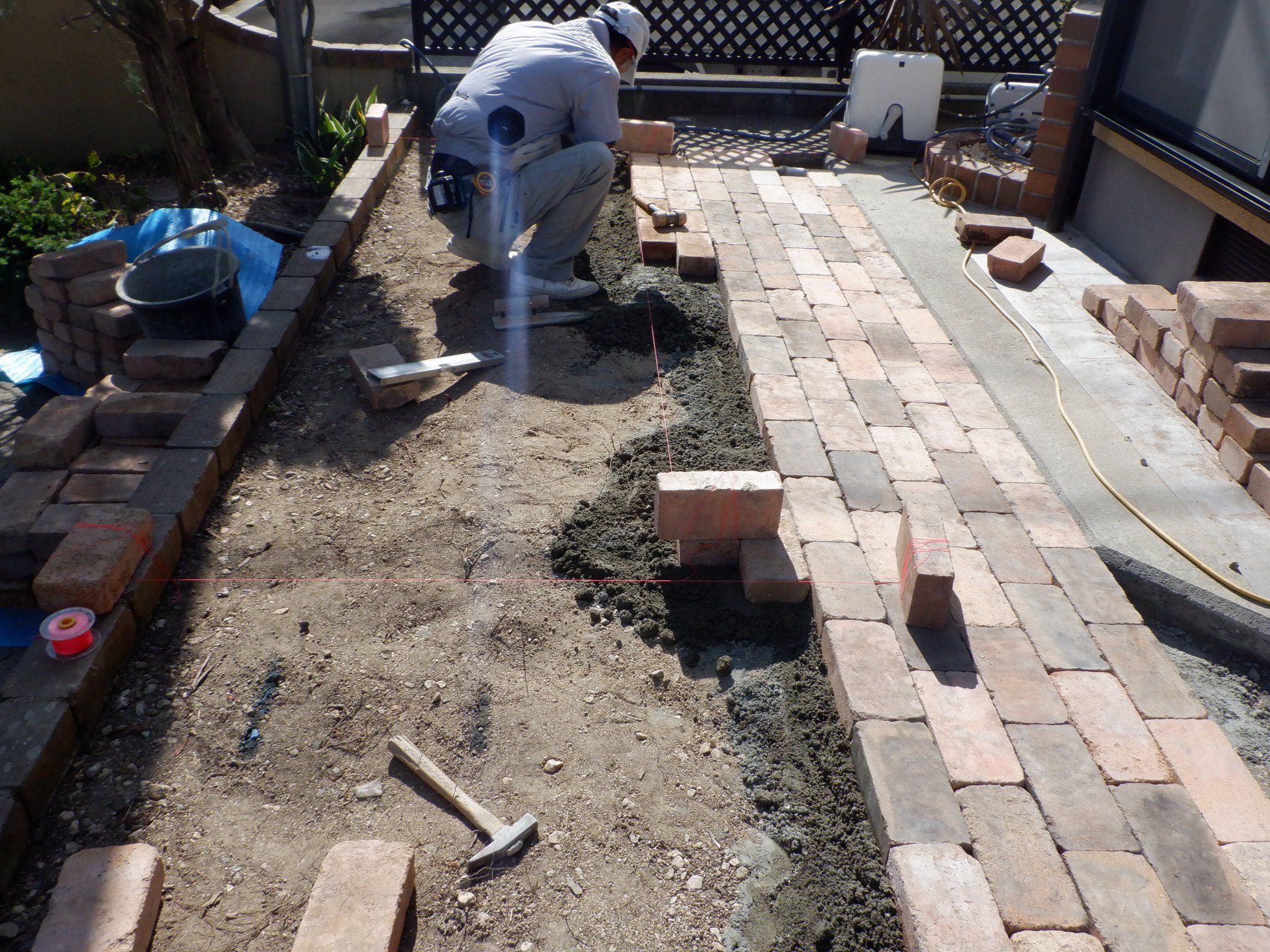 お庭のリフォーム　姫路エクステリアリノベーション