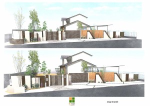 エクステージの図面力　姫路エクステリアデザイン