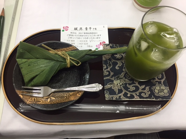 ディーズガーデン新商品発表会休憩のおやつ