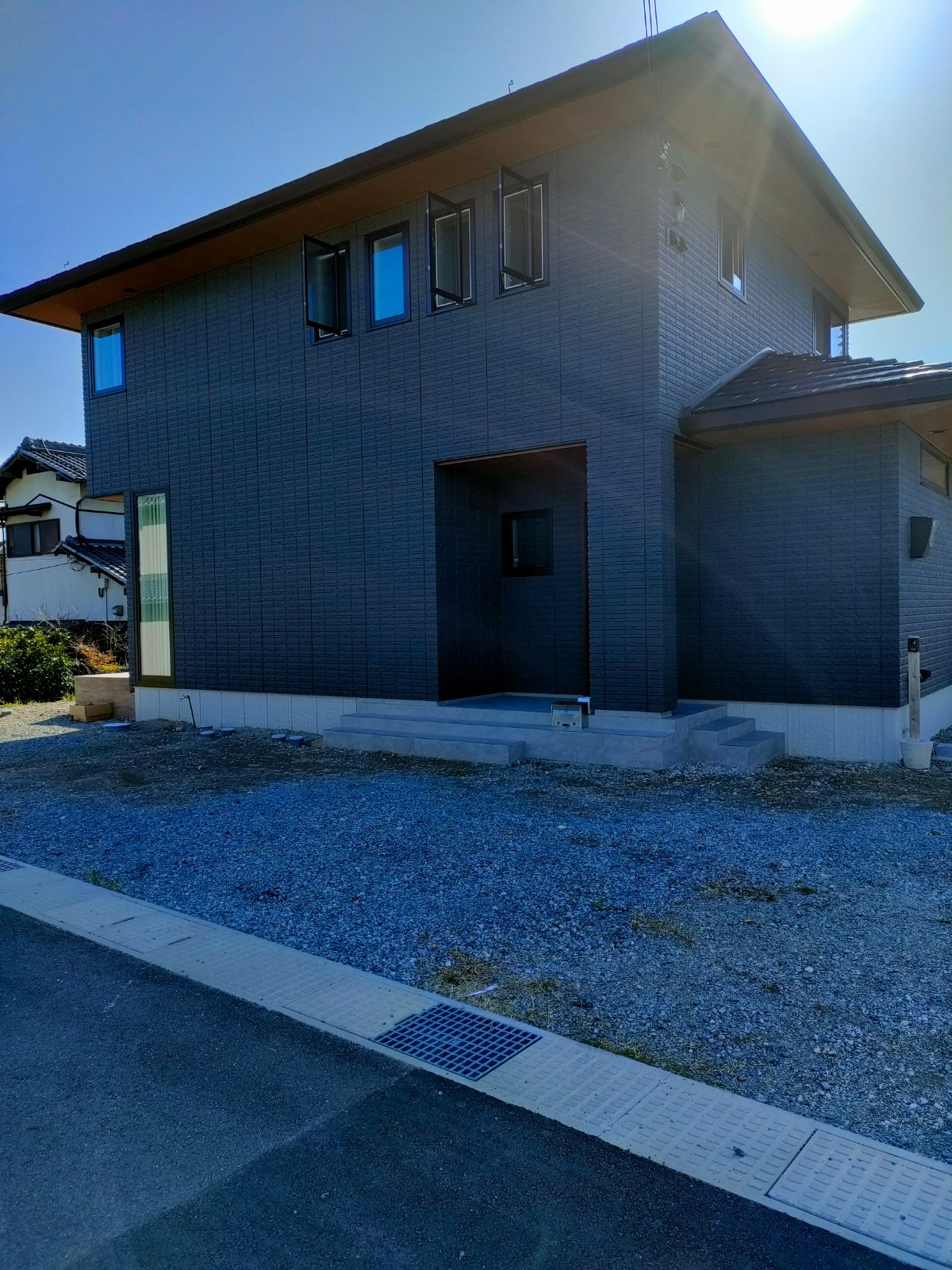 姫路市Y様邸新築外構工事　着工前状況