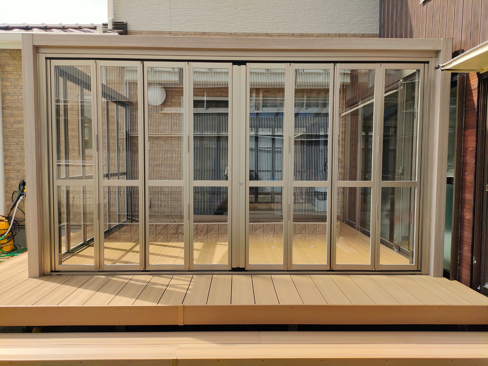 ガーデンルームGF2.0間×9尺　折戸　テラス戸
