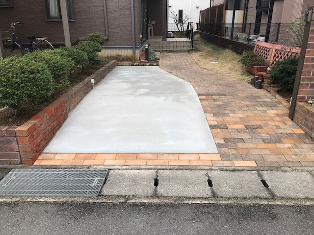 車庫拡張工事　姫路市 エクステリアリフォームブログ