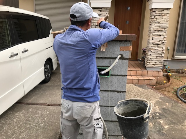 車庫拡張工事　秘密アイテム　土間コンクリート姫路エクステリア