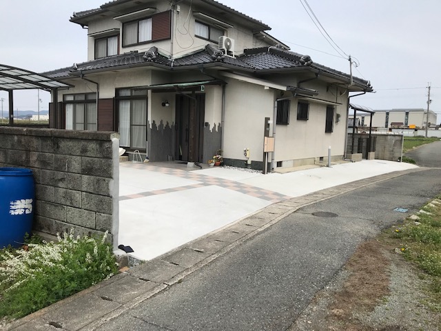 大規模車庫拡張リフォーム工事　姫路エクステリア リノベーション