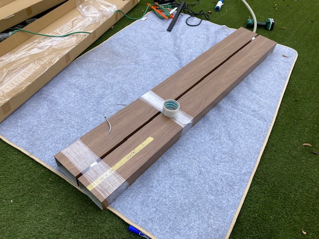 比較的リーズナブルなアルミオリジナル門柱