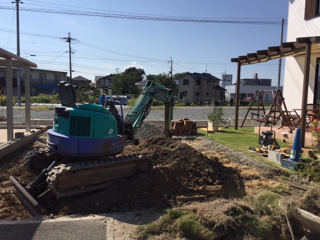 太子町M様邸エクステリアガーデン工事2