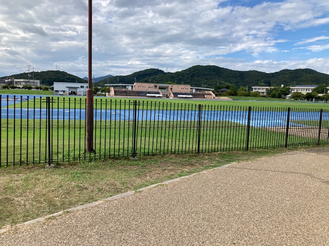 定休日のウォーキング　太子総合グランド