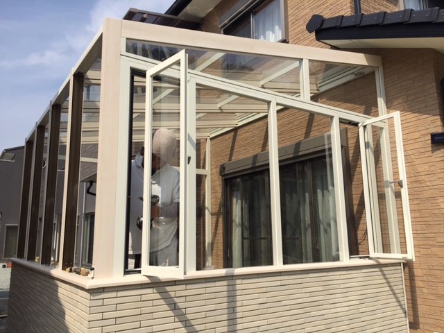 姫路市K様邸ココマガーデンルーム工事2