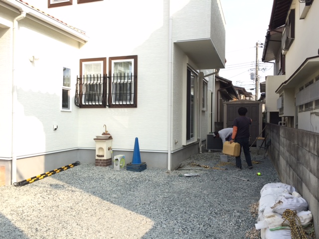 姫路市K様邸エクステリア工事着工前2