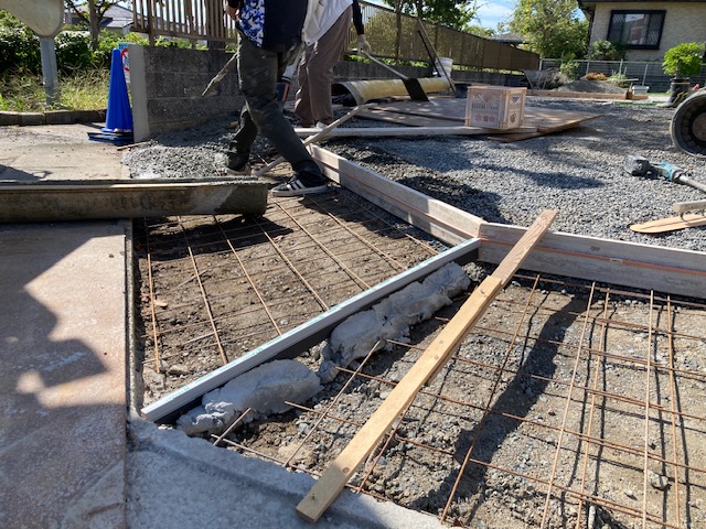 車庫乗り入れリフォーム工事姫路