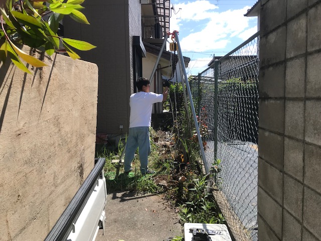 雑草からもう開放　姫路防草対策エクステリア