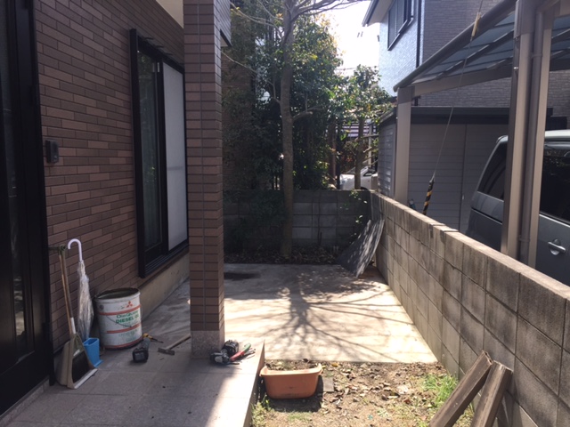 高砂市S様邸エクステリア工事2