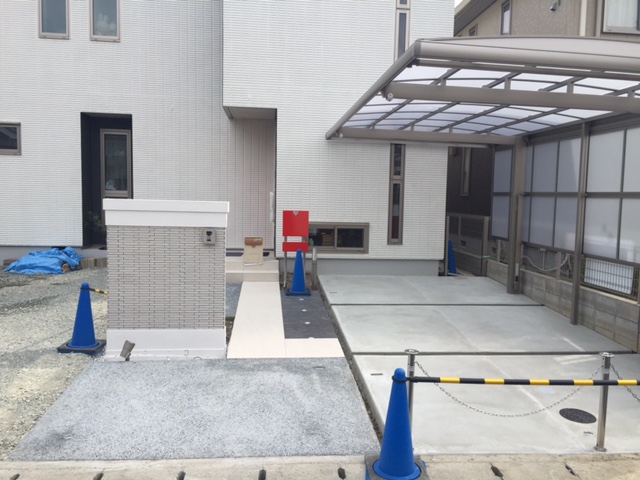 姫路市N様邸エクステリア工事2