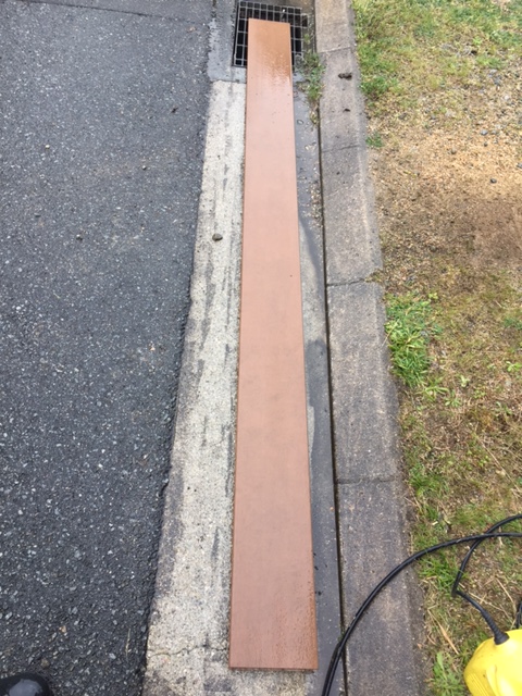 ウッドデッキ洗浄後2