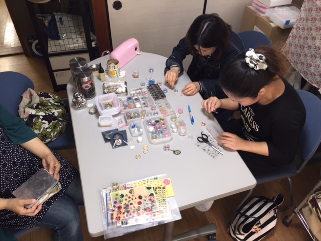 ワークショップ　レジン