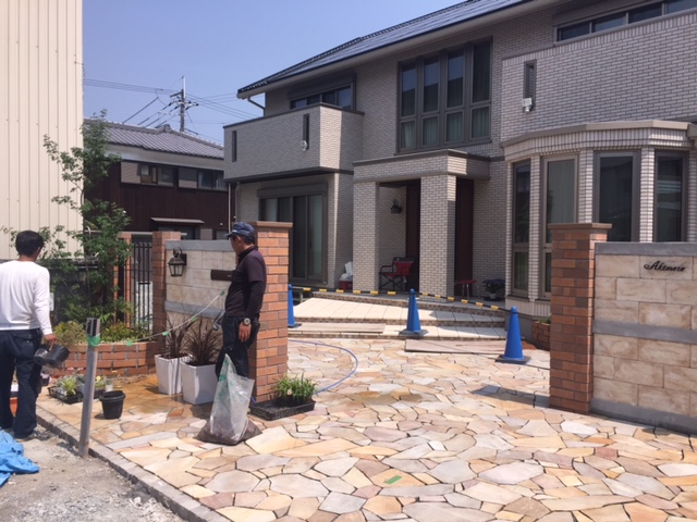 姫路市A様邸植栽工事1