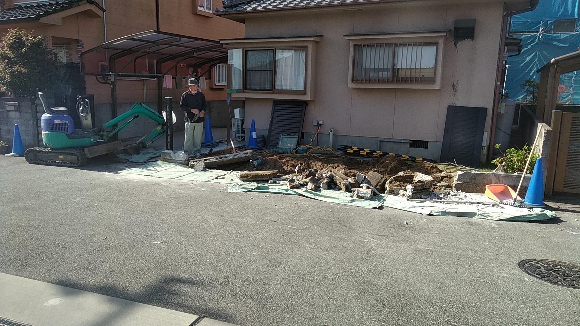 もう一台車庫拡張工事リフォーム