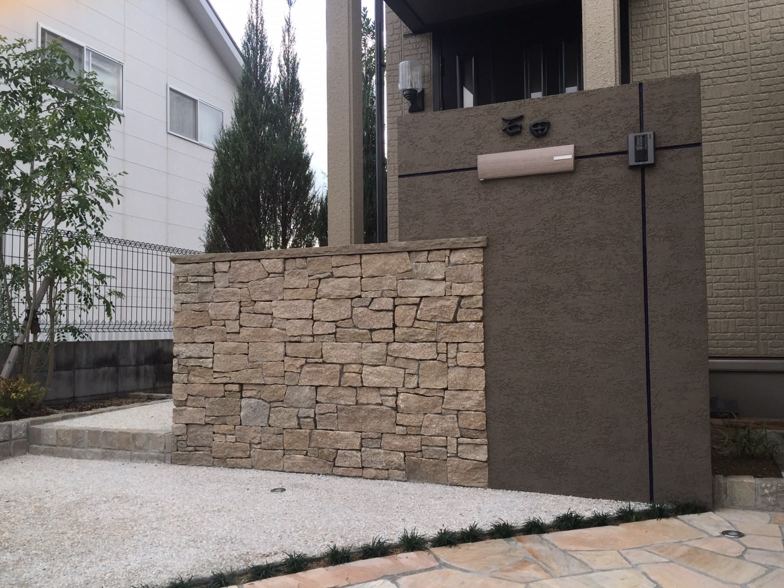 玄関前エクステリアリフォーム工事　たつの市I様邸5