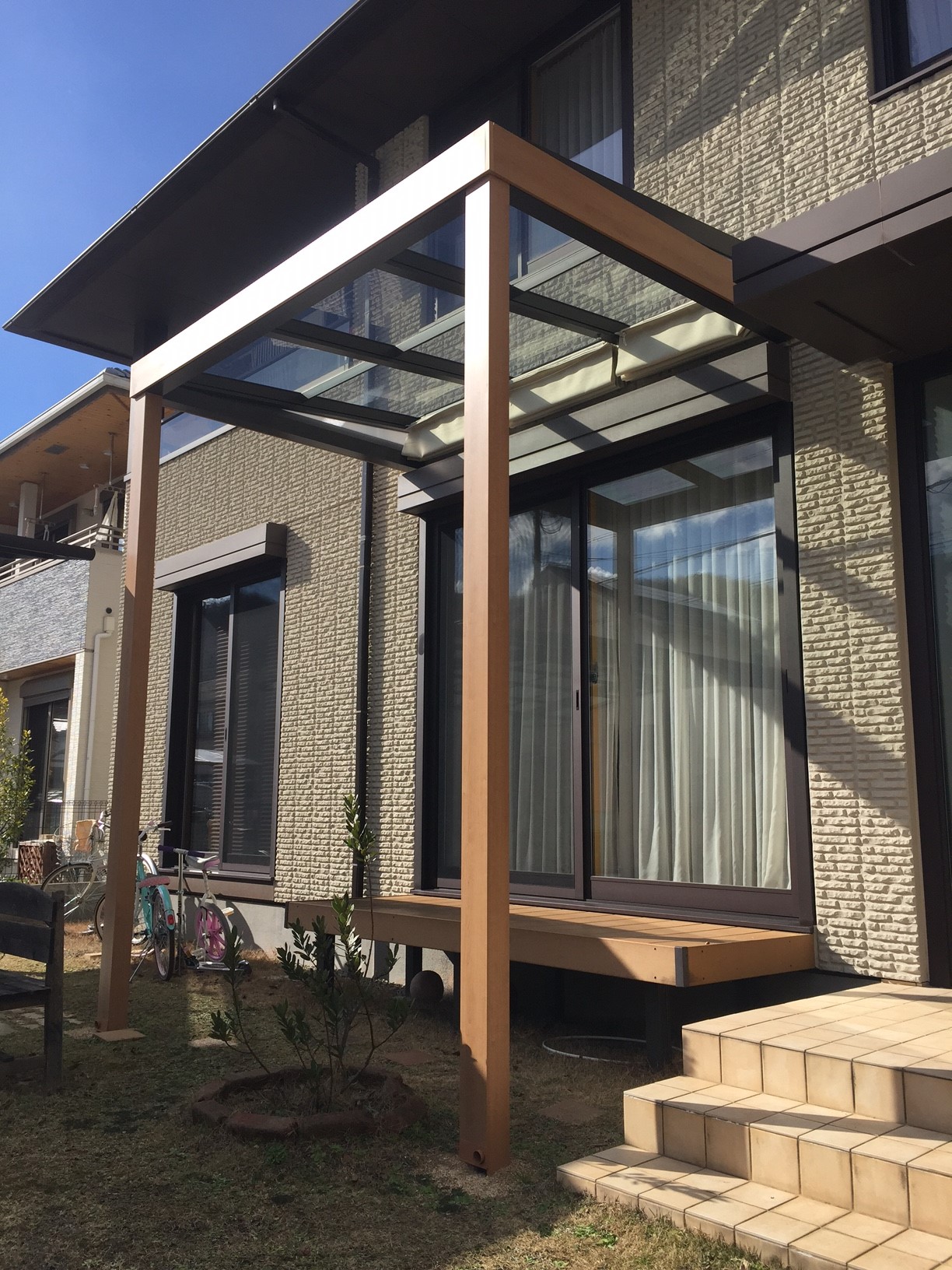 ウッドデッキと調和Newジーマテラス　姫路市U様邸4