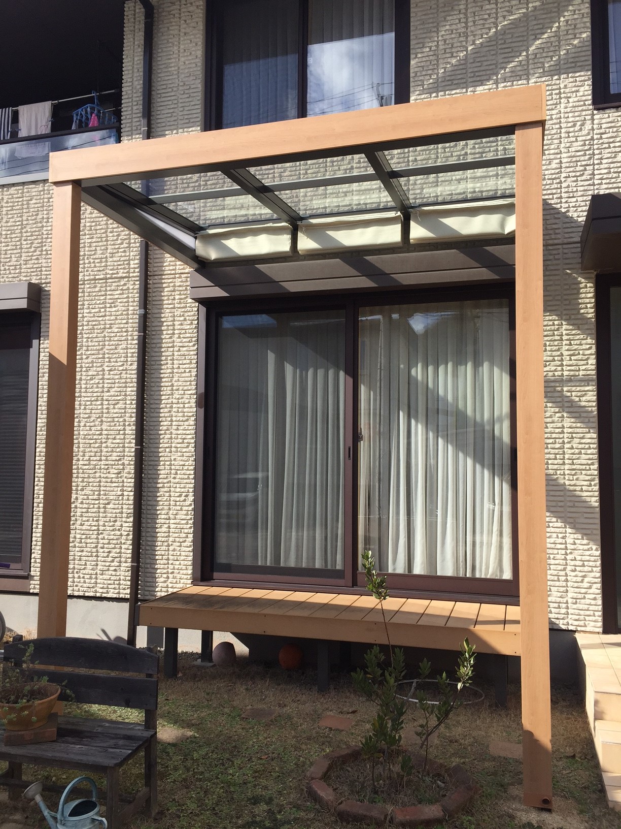 ウッドデッキと調和Newジーマテラス　姫路市U様邸5