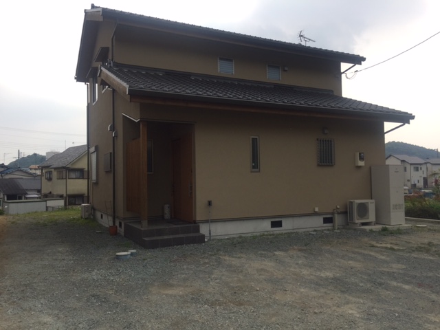 高砂市Y様邸和モダンエクステリア　全景施工前1