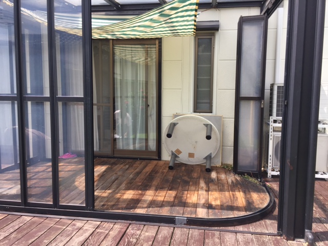 太子町T様邸ジーマガーデンルーム施工前2